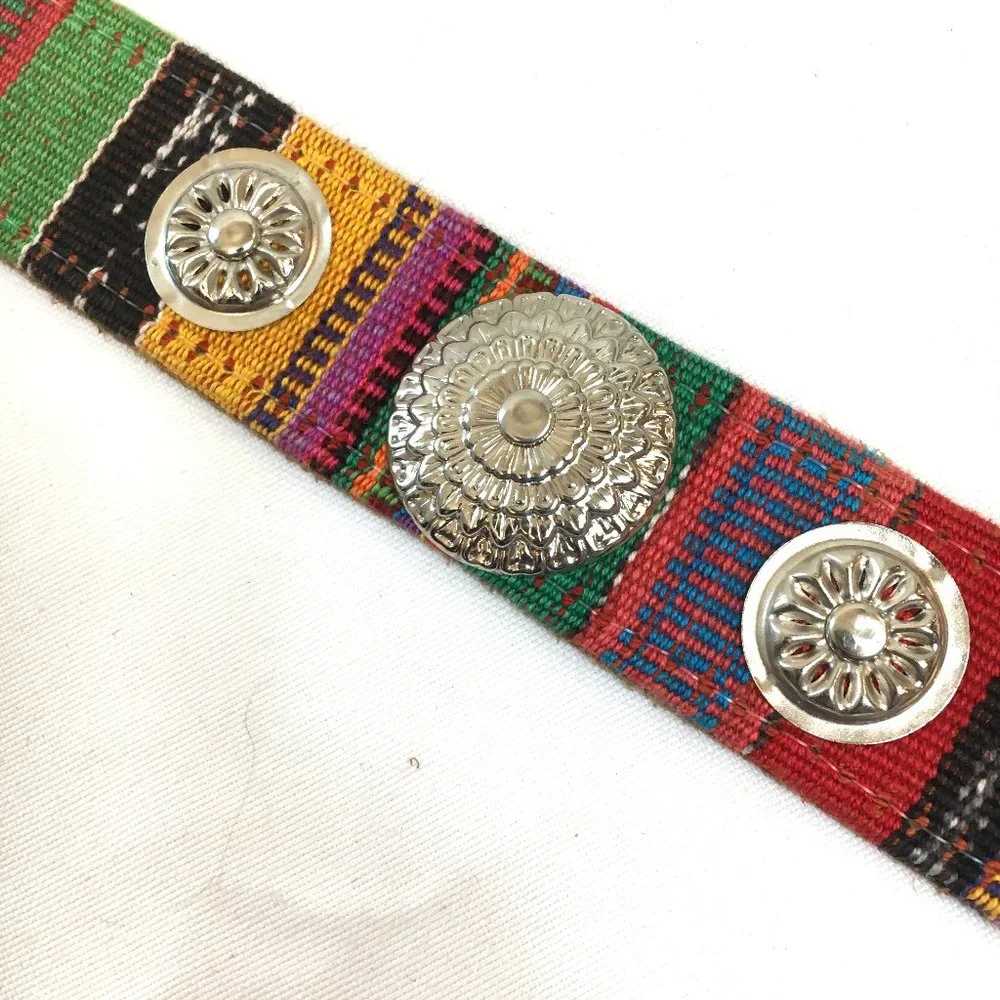 Southwestern Style concho Mexican  Leather Belt